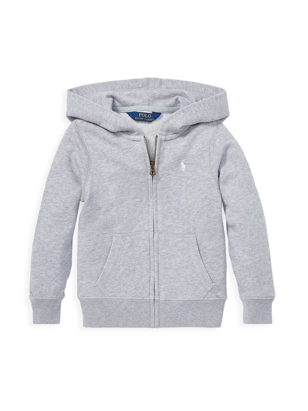 

Худи из ткани френч терри для маленькой девочки Polo Ralph Lauren, серый