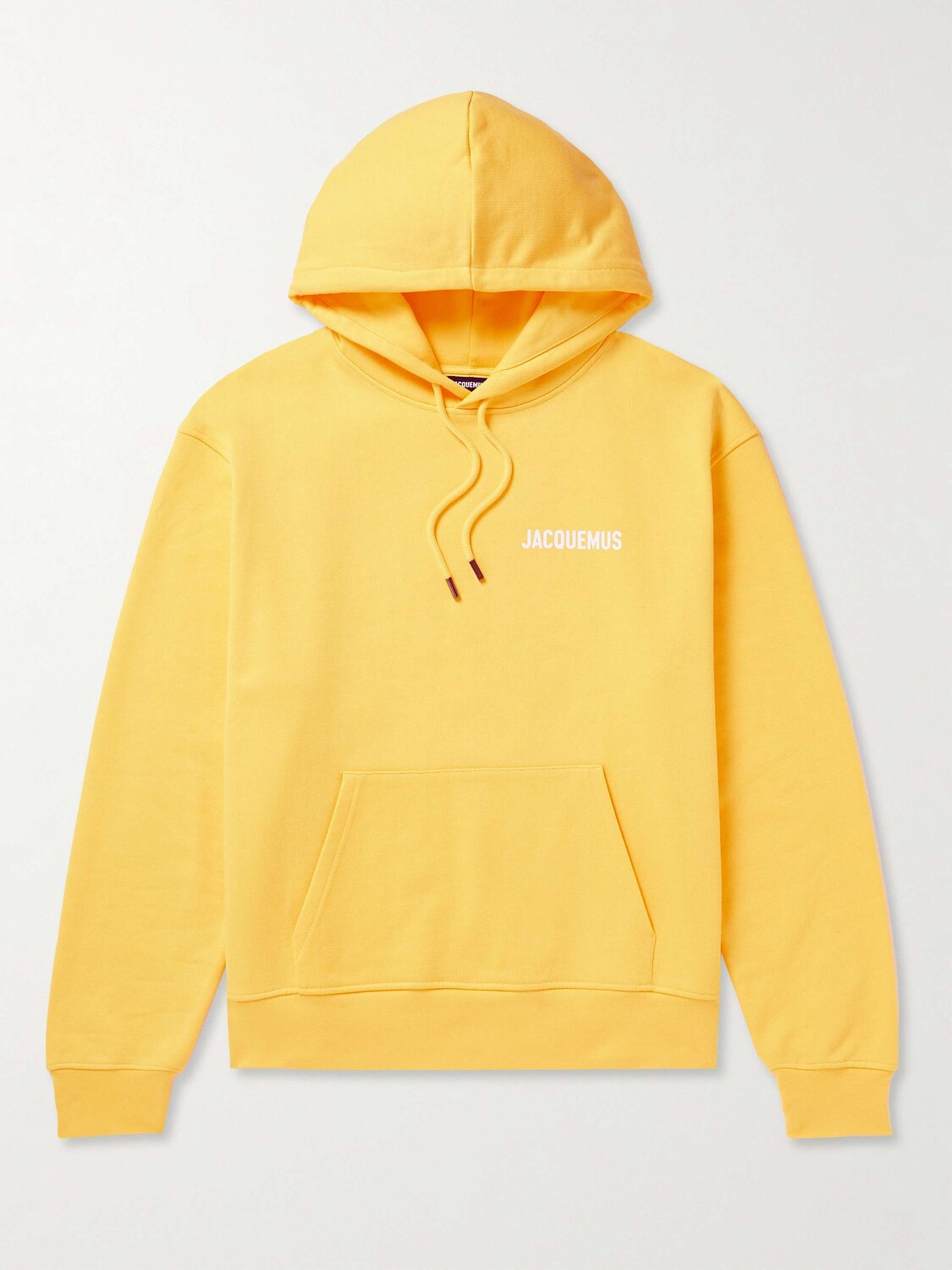 

Толстовка из органического хлопкового джерси с логотипом JACQUEMUS, желтый