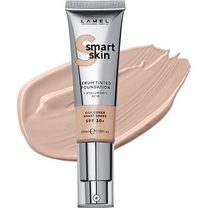 

Тональная основа Smart Skin Serum, увлажняющая, гладкая и равномерная кожа, бежевый N. 402, Lamel