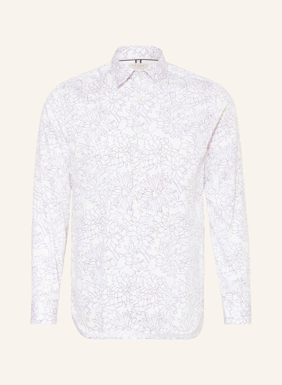 

Рубашка TED BAKER NEALE Slim Fit, белый