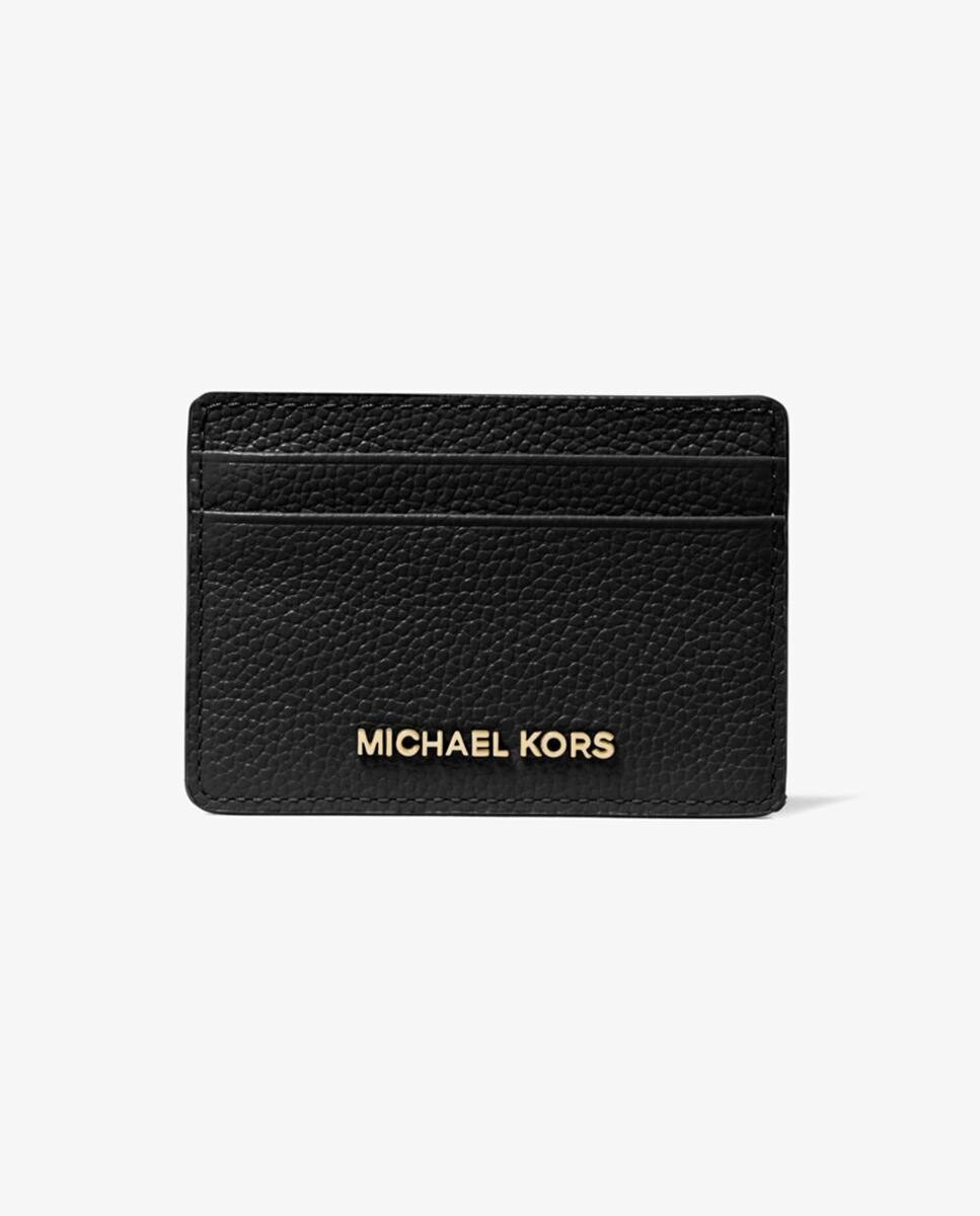 

Женская визитница из черной кожи Michael Michael Kors, черный