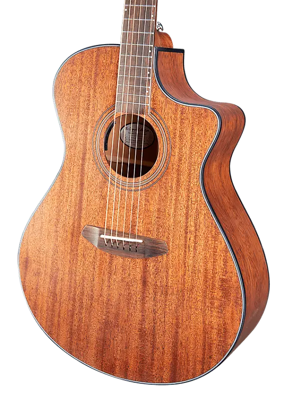 

Акустическая гитара Breedlove Wildwood Concerto CE all Solid African Mahogany Cutaway Acoustic Electric Guitar, Satin Natural