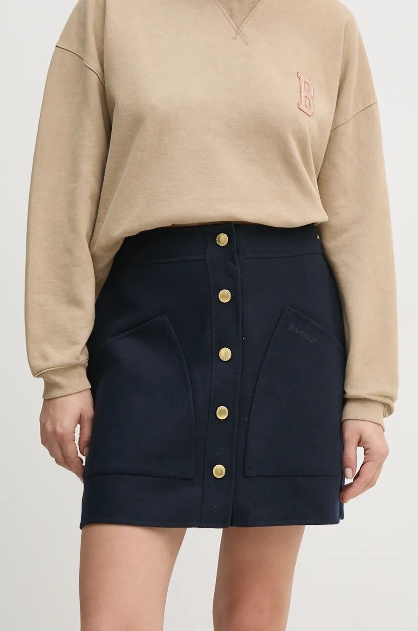 

Юбка Барбур Barbour, темно-синий