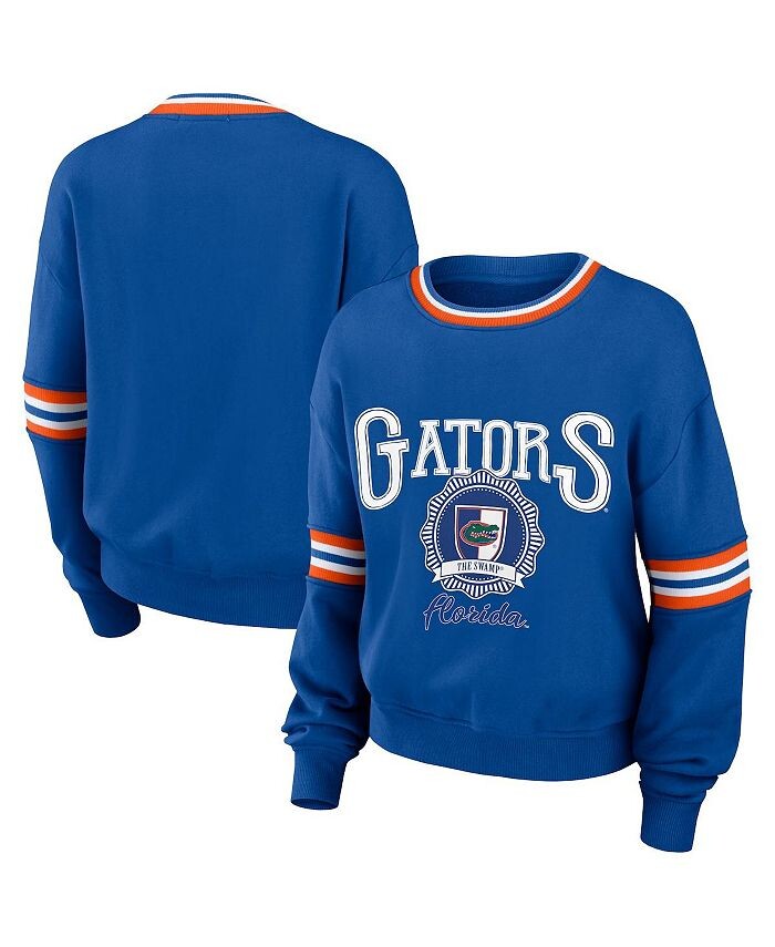 

Женский рваный пуловер в винтажном стиле Royal Florida Gators WEAR by Erin Andrews, синий