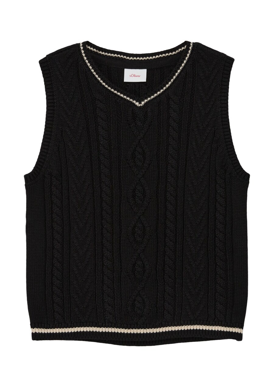 

Свитер s.Oliver Sweater, черный