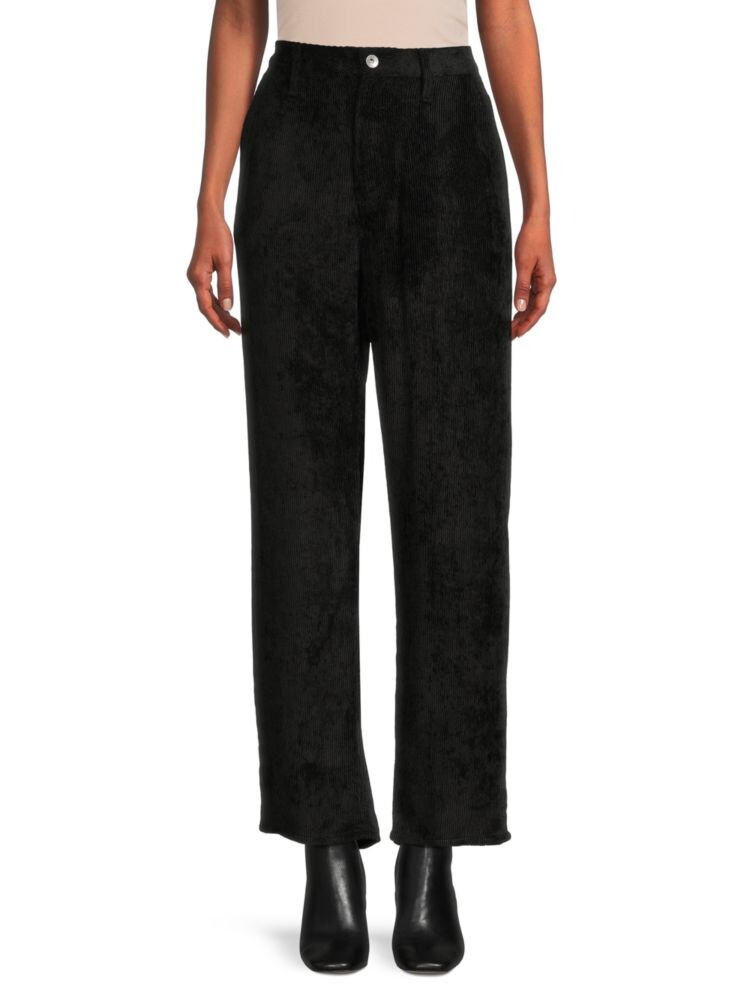 

Прямые вельветовые брюки Ellie Rag & Bone, черный