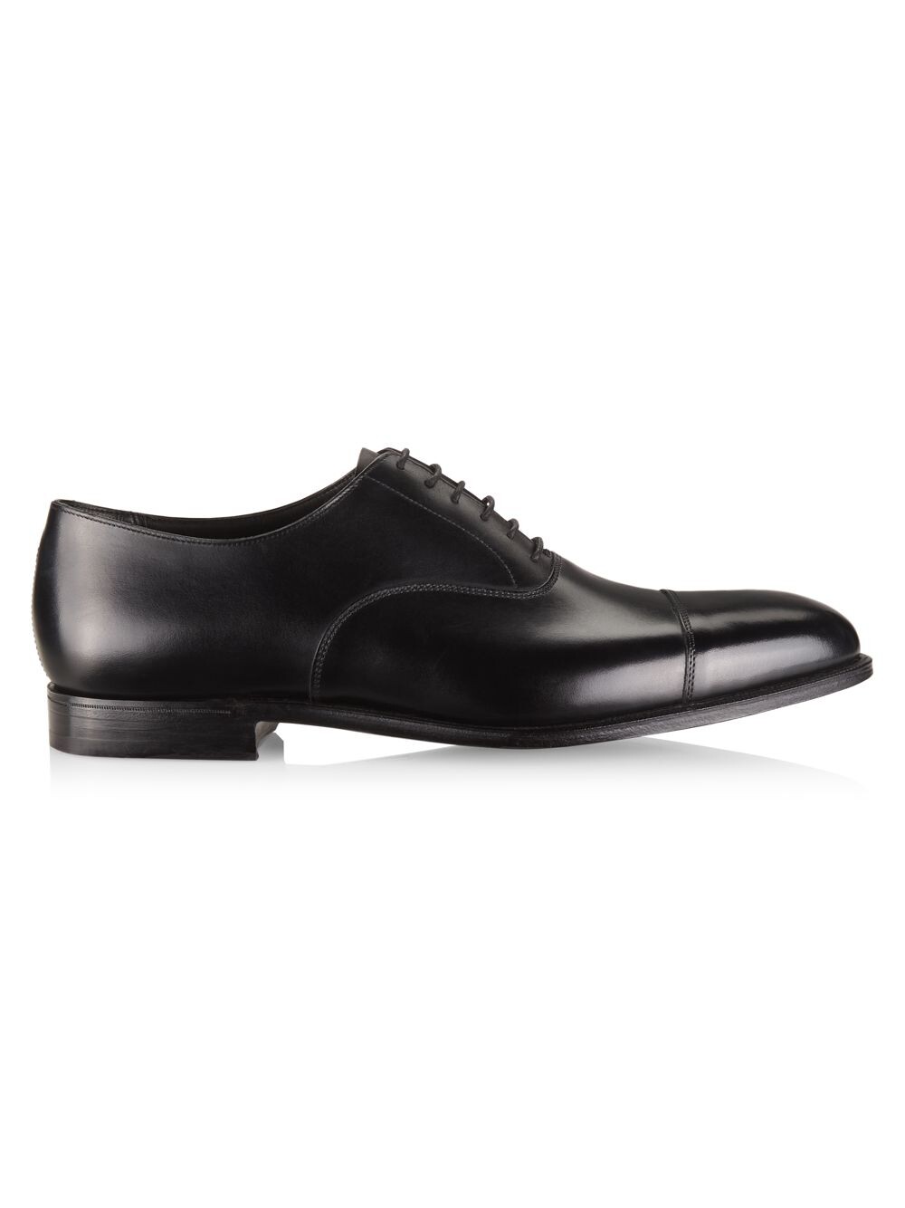 

Кожаные оксфорды ручной работы Lonsdale Cap-Toe Crockett & Jones, черный
