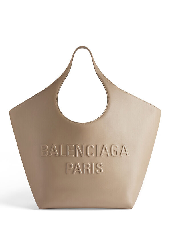 

Бежевая женская кожаная сумка-шоппер mary kate Balenciaga
