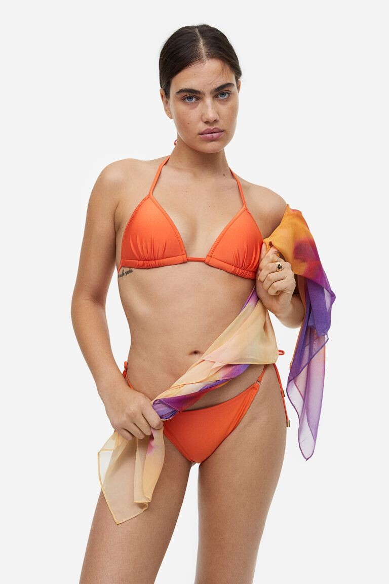 

Лиф бикини с треугольными чашками пуш-ап H&M