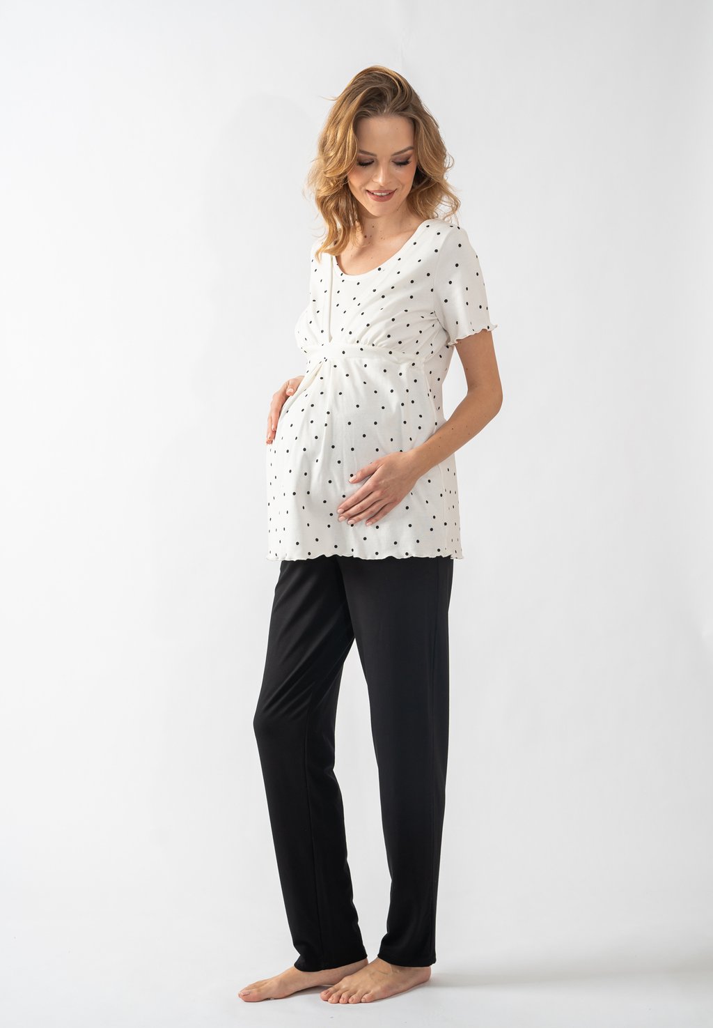 

Пижамный комплект MATERNITY & NURSING SET Cool Mama, белый