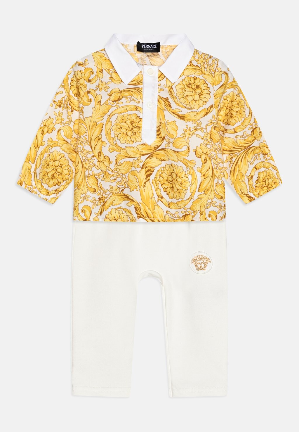 

Блузка BABY BAROCCO UNISEX SET Versace, цвет white/gold