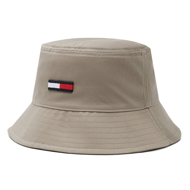 

Панама Tommy Jeans FlagBucket, серый