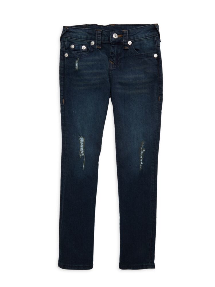 

Джинсы узкого кроя Geno для мальчиков True Religion, темно-синий
