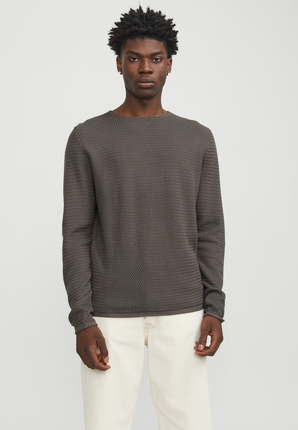

Свитер Crew Neck Noos Jack & Jones, цвет dark brown,