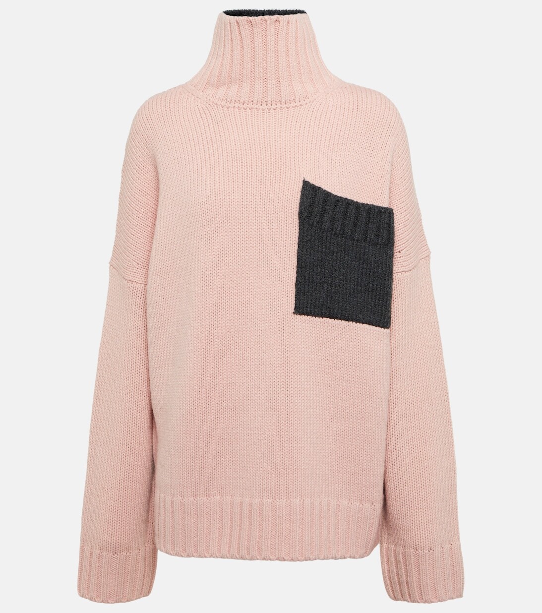 

Свитер с высоким воротом JW ANDERSON, серый