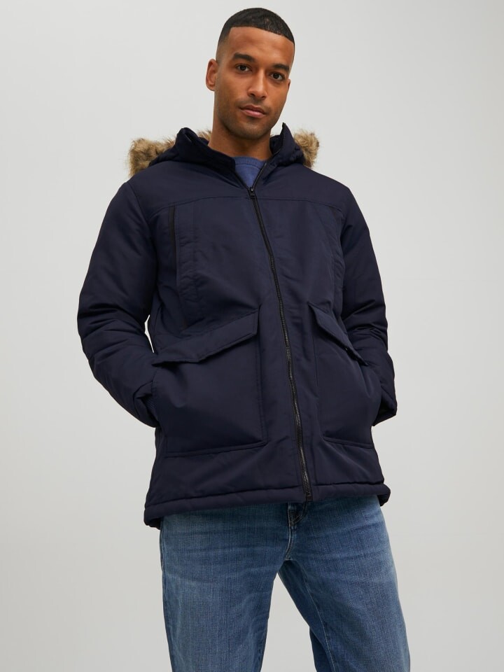 

Парка Jack & Jones Warm Gefütterte Jacke Winter Blouson JJECRAFT, темно-синий