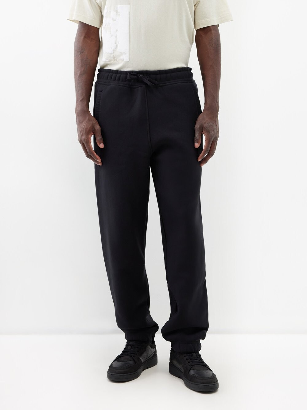 

Спортивные брюки hockley из хлопкового джерси Belstaff, черный