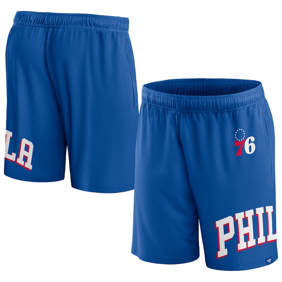 

Шорты Fanatics Branded Philadelphia 76Ers, роял