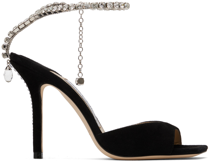 

Черные босоножки на каблуке Saeda 100 Jimmy Choo