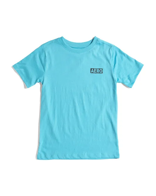 

Футболка с рисунком для больших мальчиков Aeropostale Kids, синий