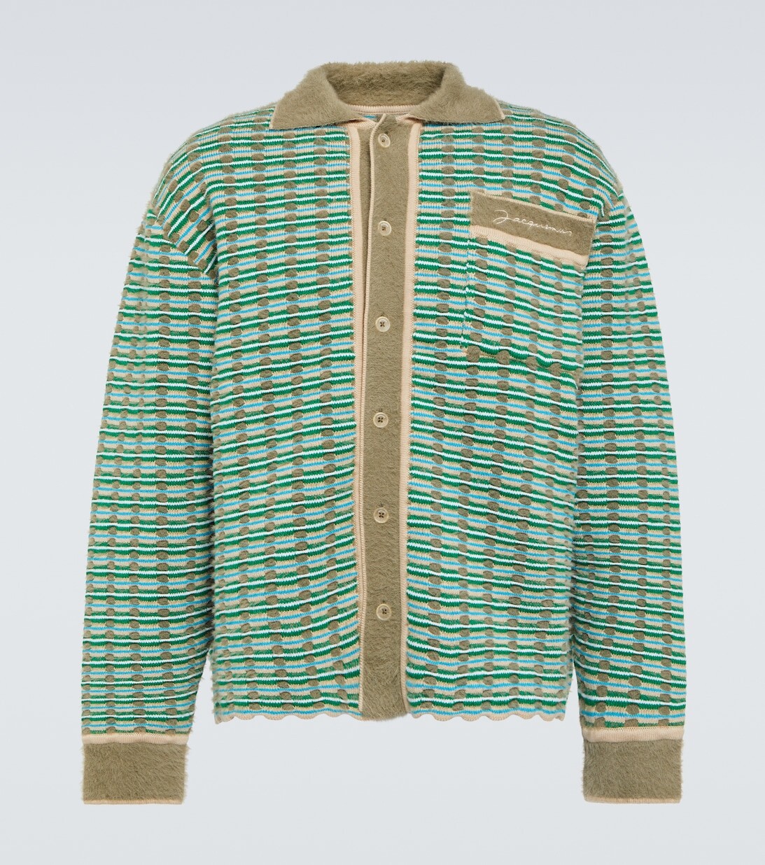 

Le Cardigan Жаккардовый кардиган Macio Jacquemus, зеленый