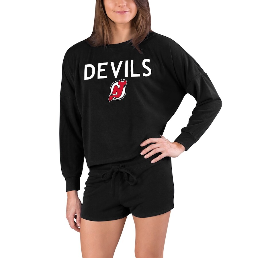 

Пижамный комплект Concepts Sport New Jersey Devils, черный