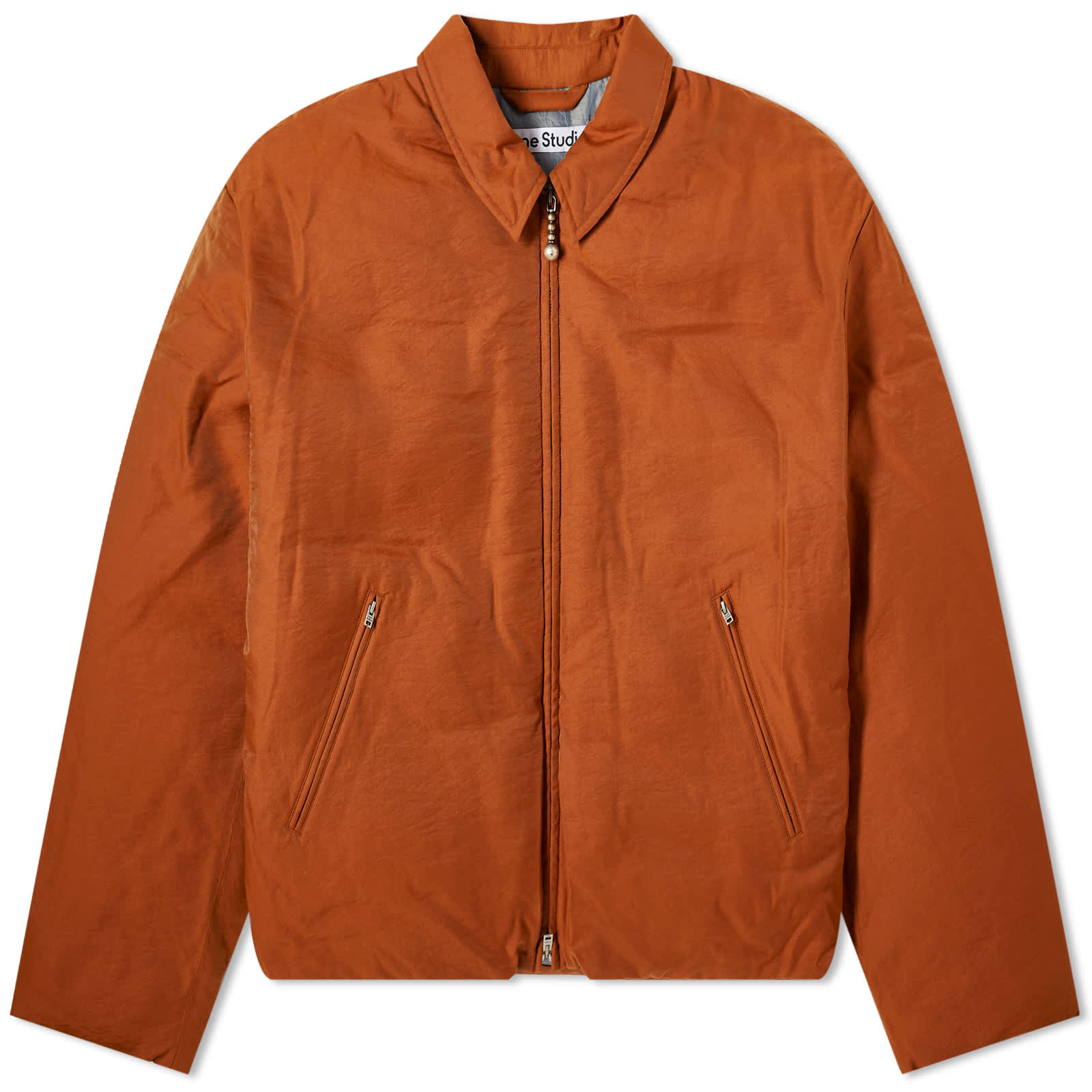 цена Куртка Acne Studios Orst Technical Viscose, цвет Ginger Orange