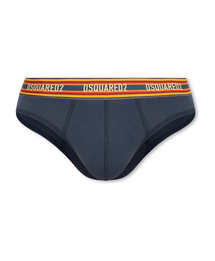 Трусы с логотипом Dsquared2, синий