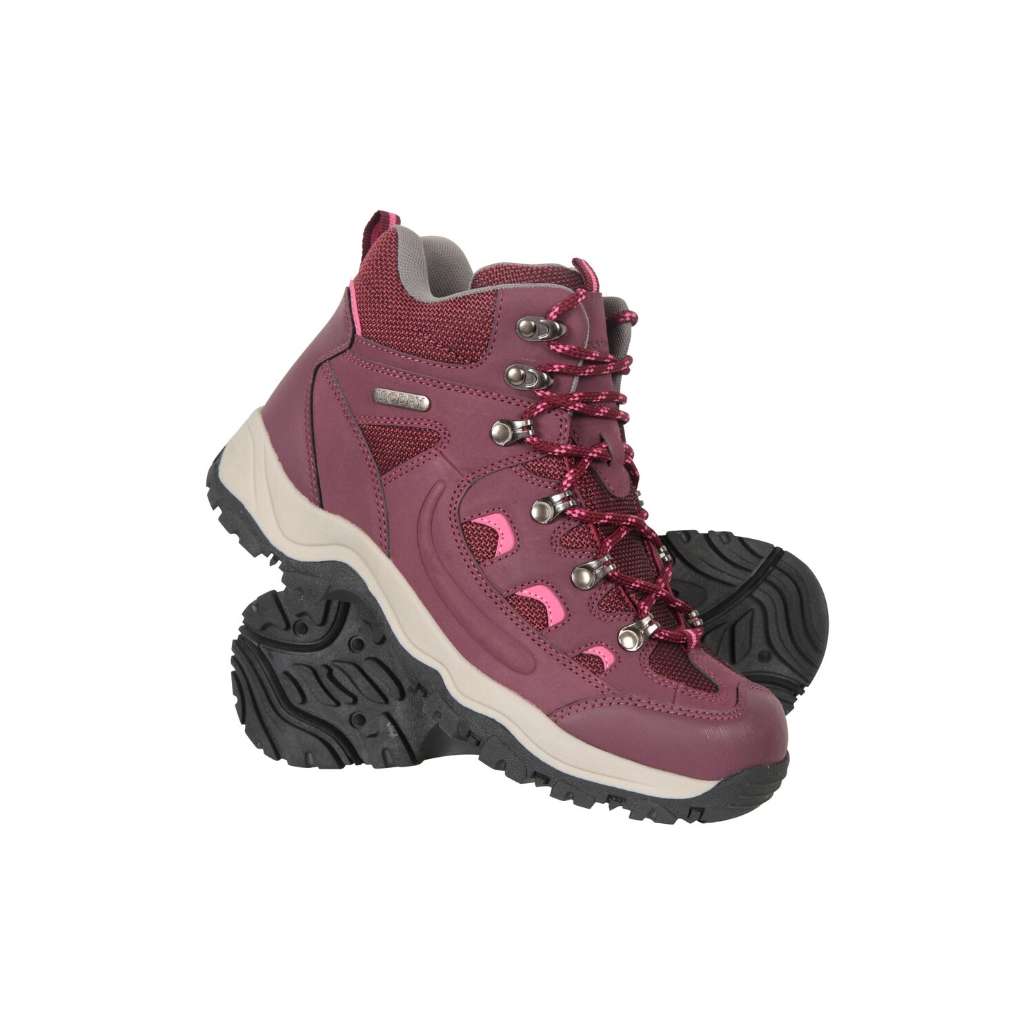 

Водонепроницаемые походные ботинки adventurer Mountain Warehouse, бургундия