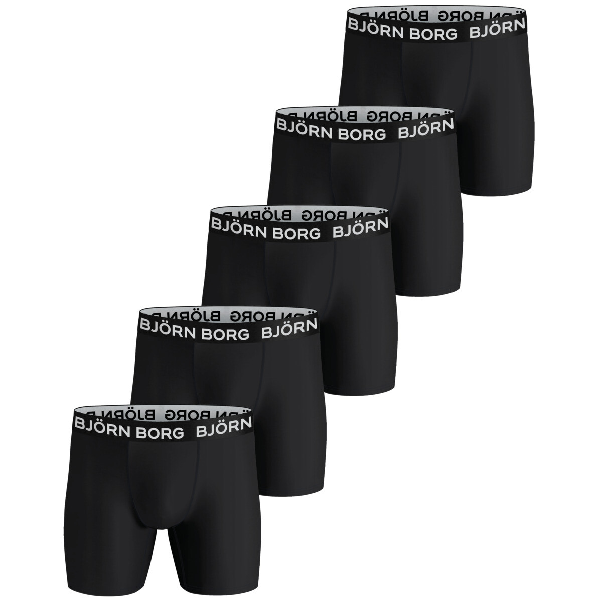 

Боксеры Björn Borg Boxershorts Performance Boxer 5 шт, черный