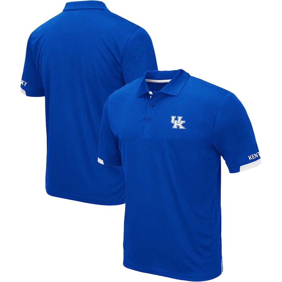 

Поло с коротким рукавом Colosseum Kentucky Wildcats, роял