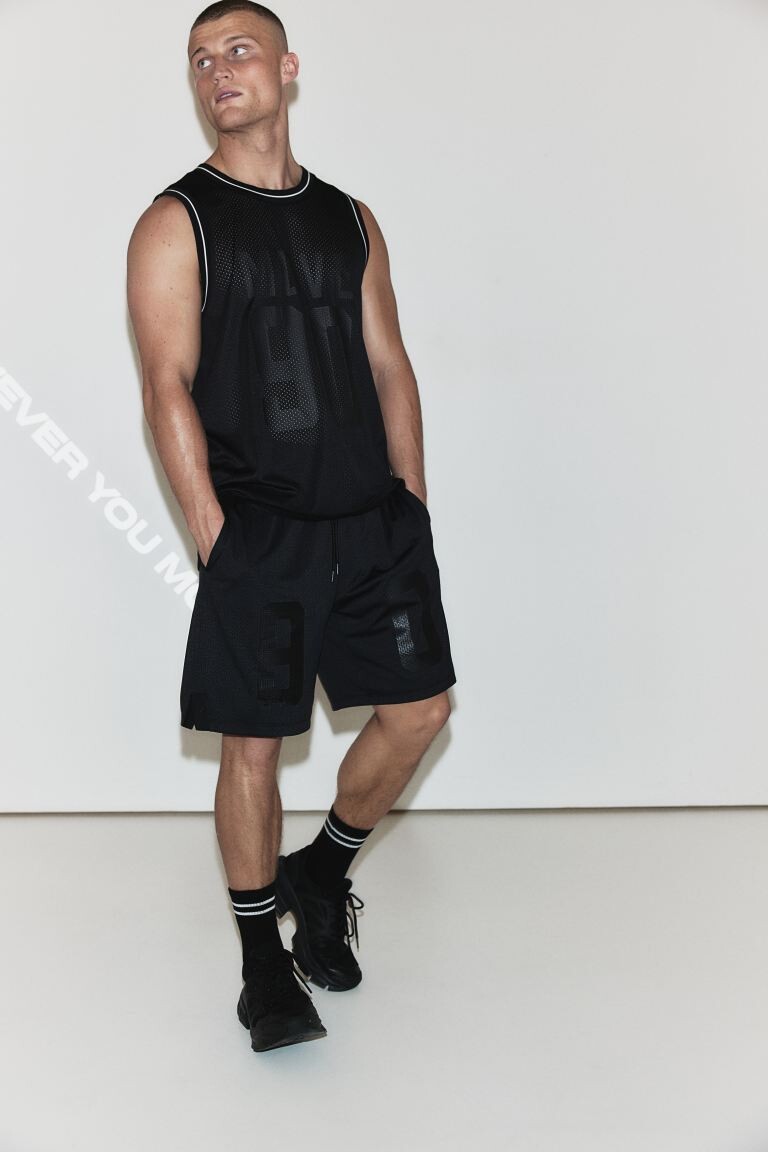 

Спортивные шорты Drymove из сетки H&M, черный