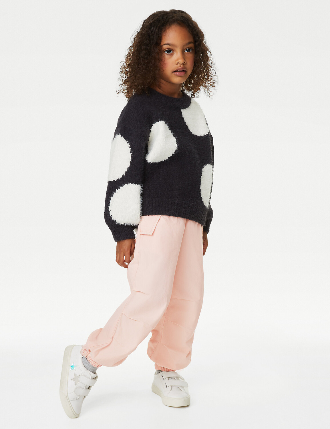 

Брюки-парашюты из чистого хлопка (2–8 лет) Marks & Spencer