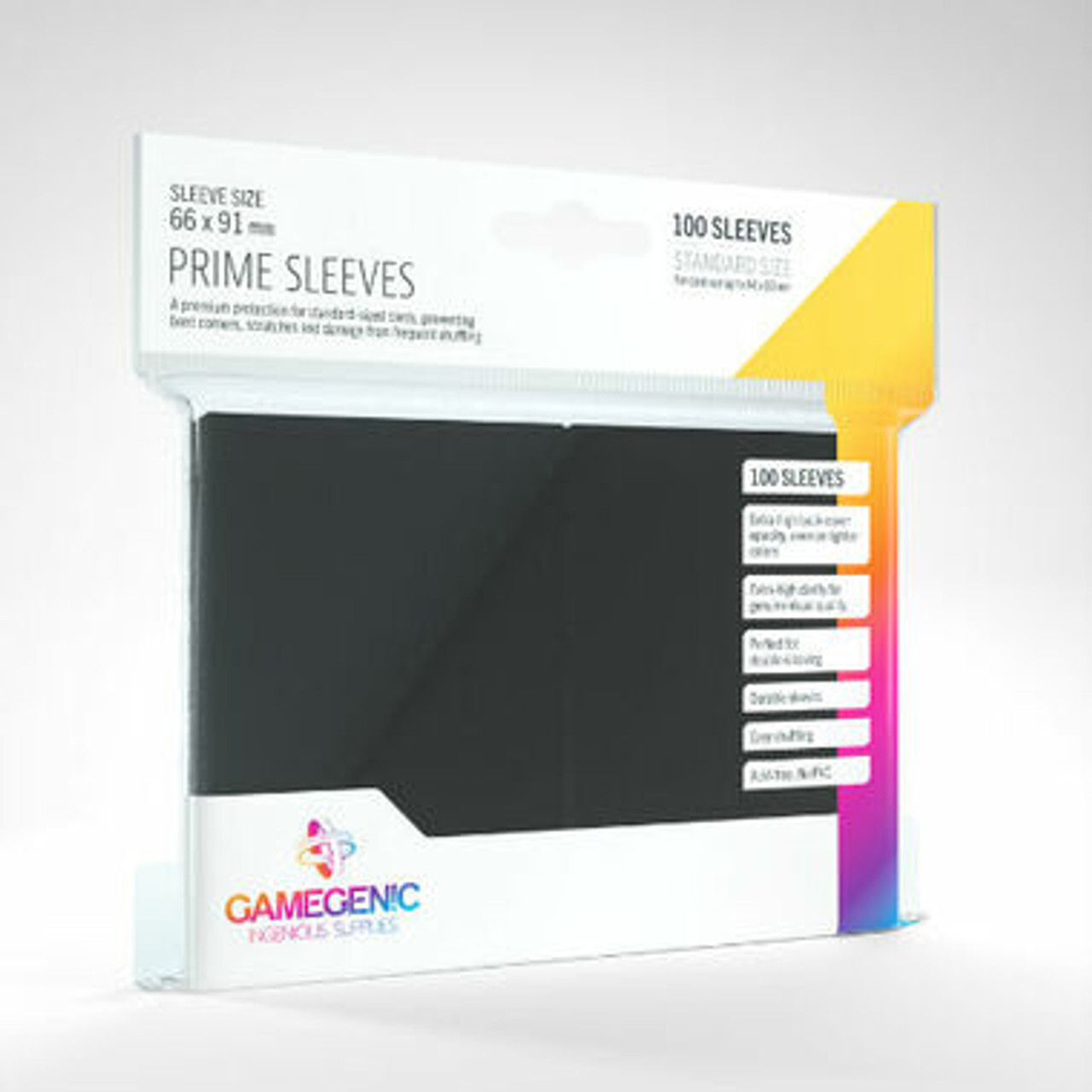 

Аксессуары Game Genic Sleeves: Black Standard Size Prime Sleeves (100ct)