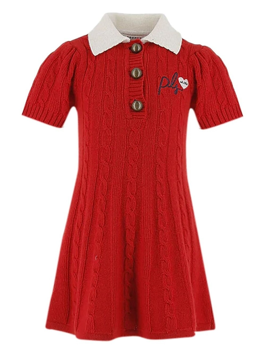 

Philosophy Di Lorenzo Serafini Kids платье с вышитым логотипом, красный