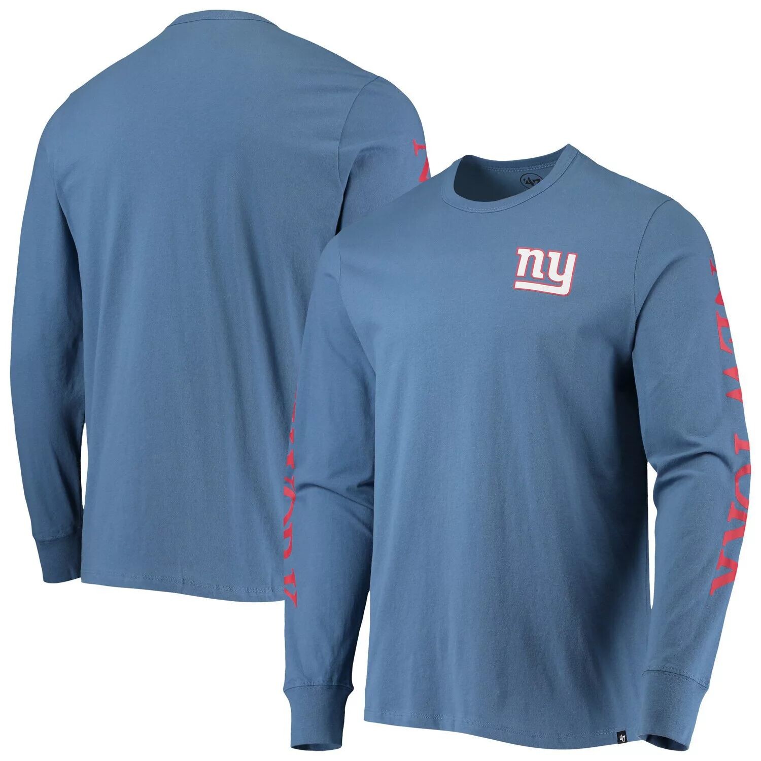 

Мужская футболка с длинным рукавом Royal New York Giants Franklin '47
