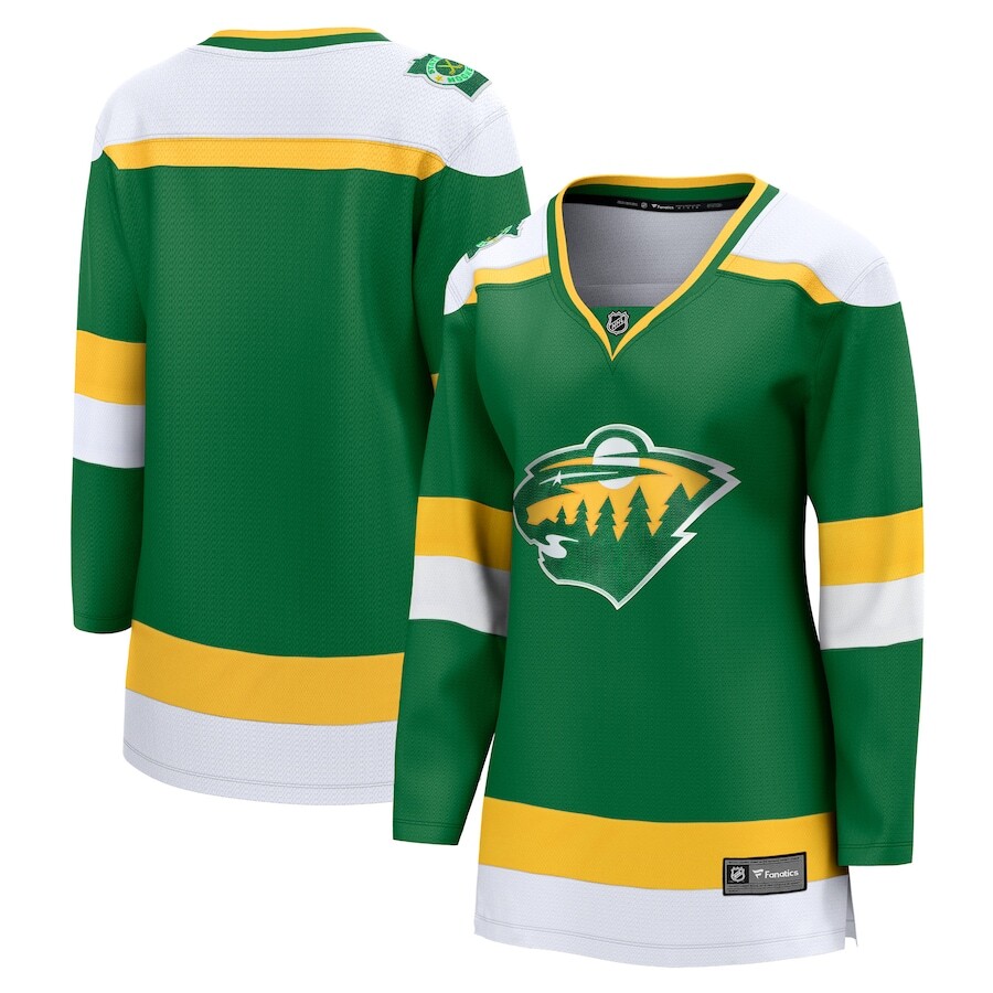 

Джерси Fanatics Branded Minnesota Wild, зеленый