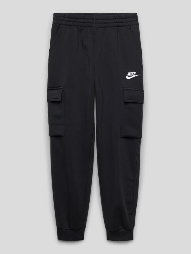 

Спортивные брюки с отстрочкой этикеток Nike, черный