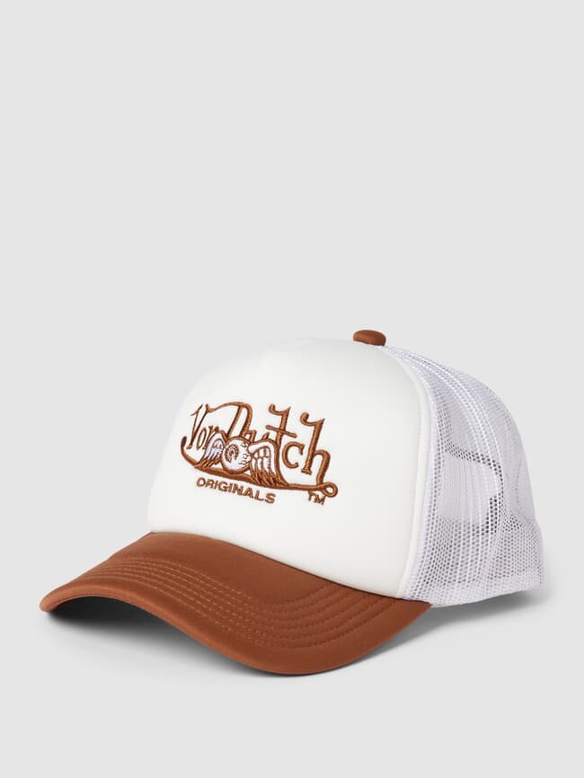 

Бейсболка с полупрозрачной вставкой Von Dutch, белый