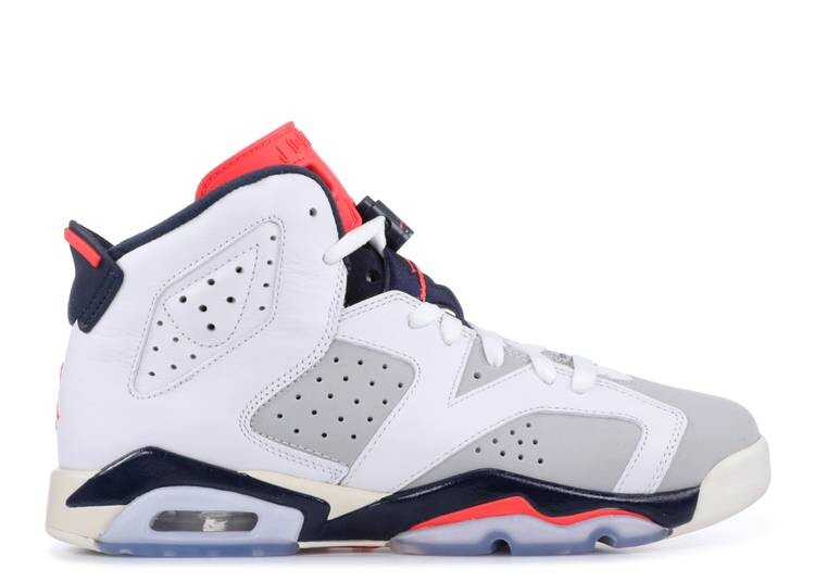 

Кроссовки AIR JORDAN 6 RETRO GS 'TINKER', белый