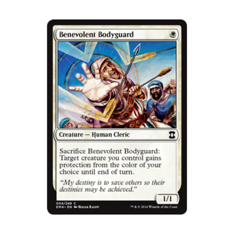 

CCG Доброжелательный телохранитель (клавиша C), MTG - Eternal Masters