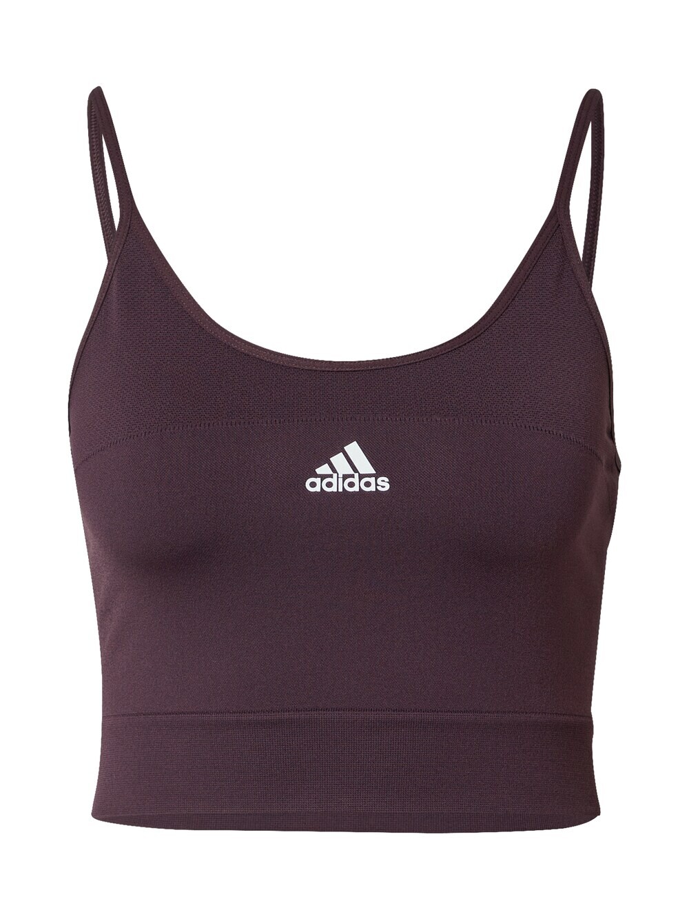 

Спортивный топ Adidas Aero Seamless, темно-красный