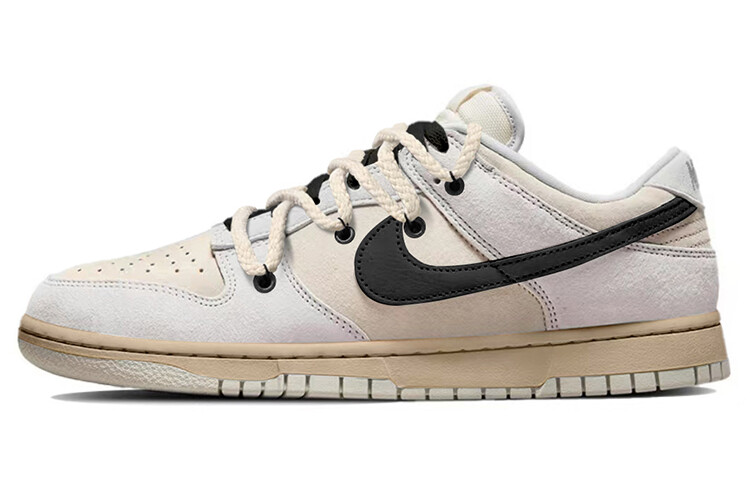 

Кроссовки Nike Dunk Skateboarding Shoes Men Low-top Brown, цвет Off White