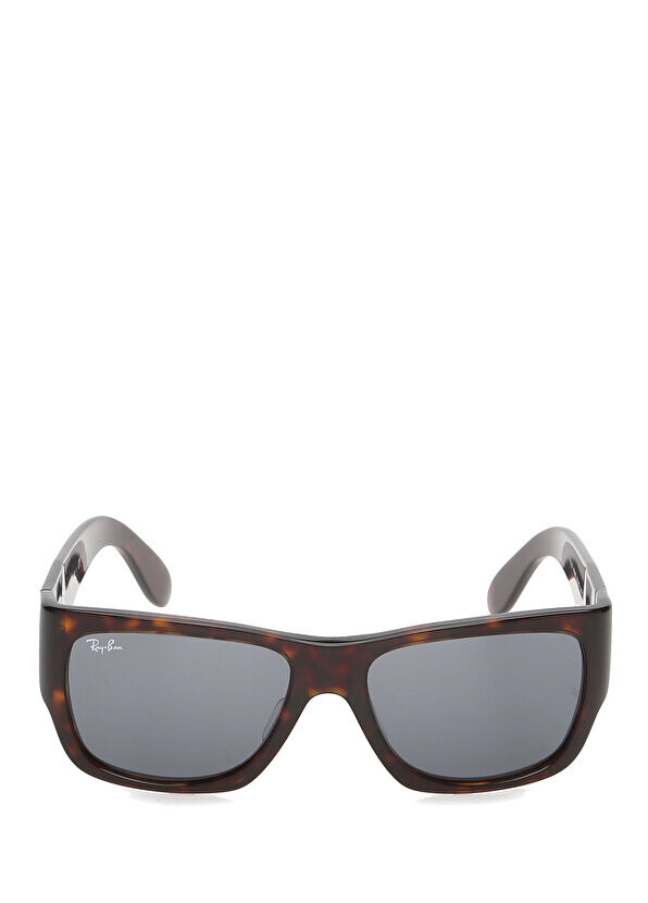 

Солнцезащитные очки унисекс квадратной формы с черепаховым узором Ray-Ban