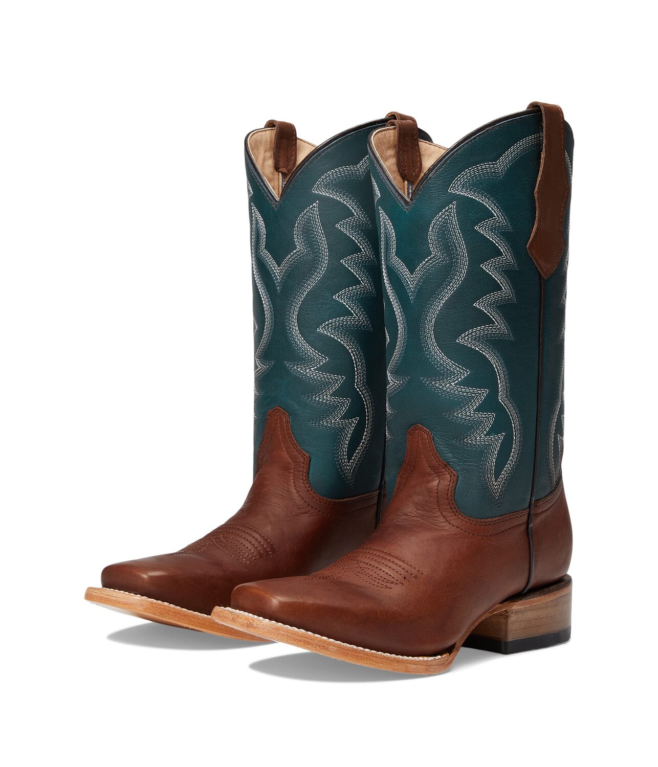 

Ботинки Corral Boots Kids J7103 (Little Kid/Big Kid), коричневый/синий