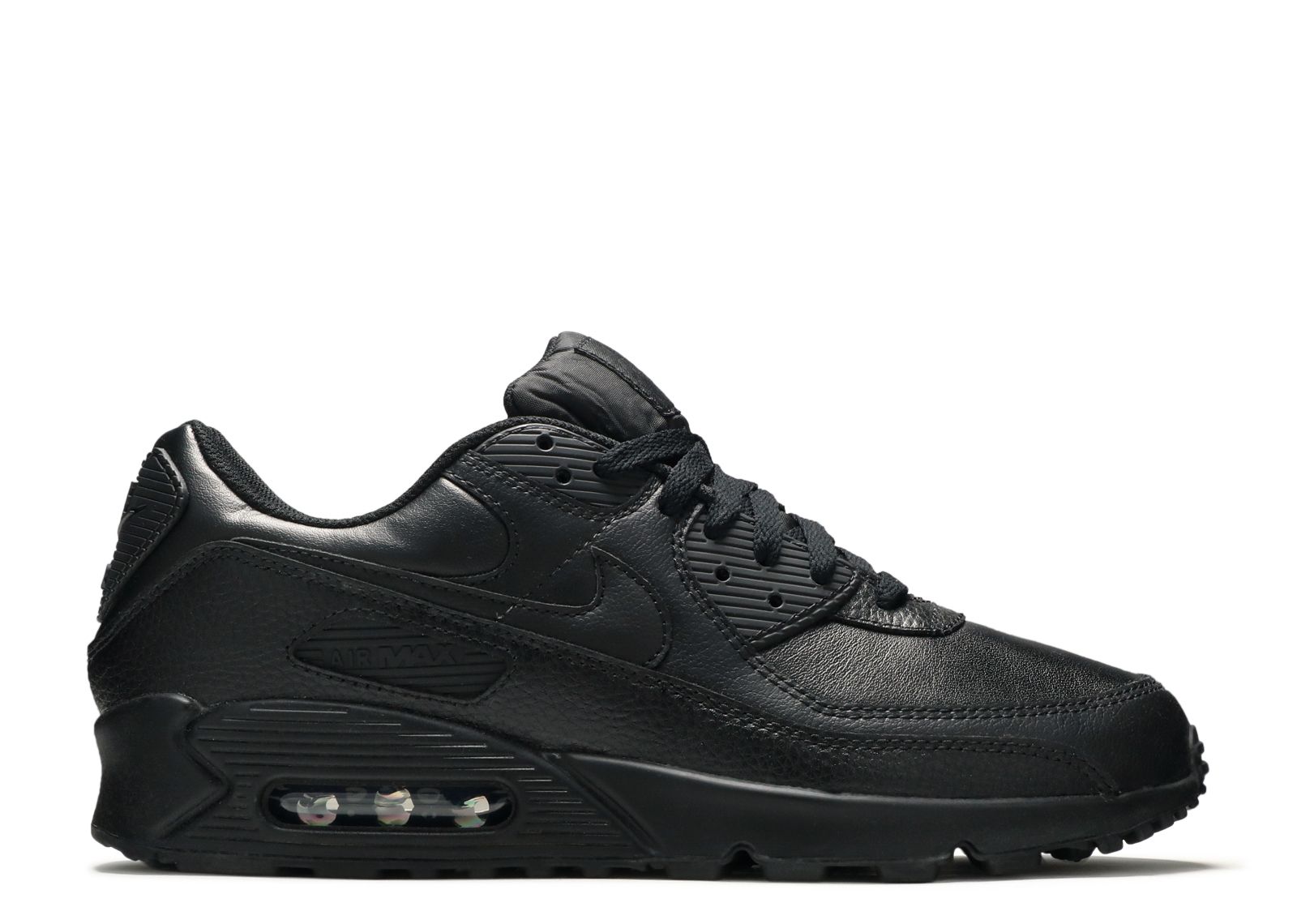 

Кроссовки Nike Air Max 90 Leather 'Triple Black', черный