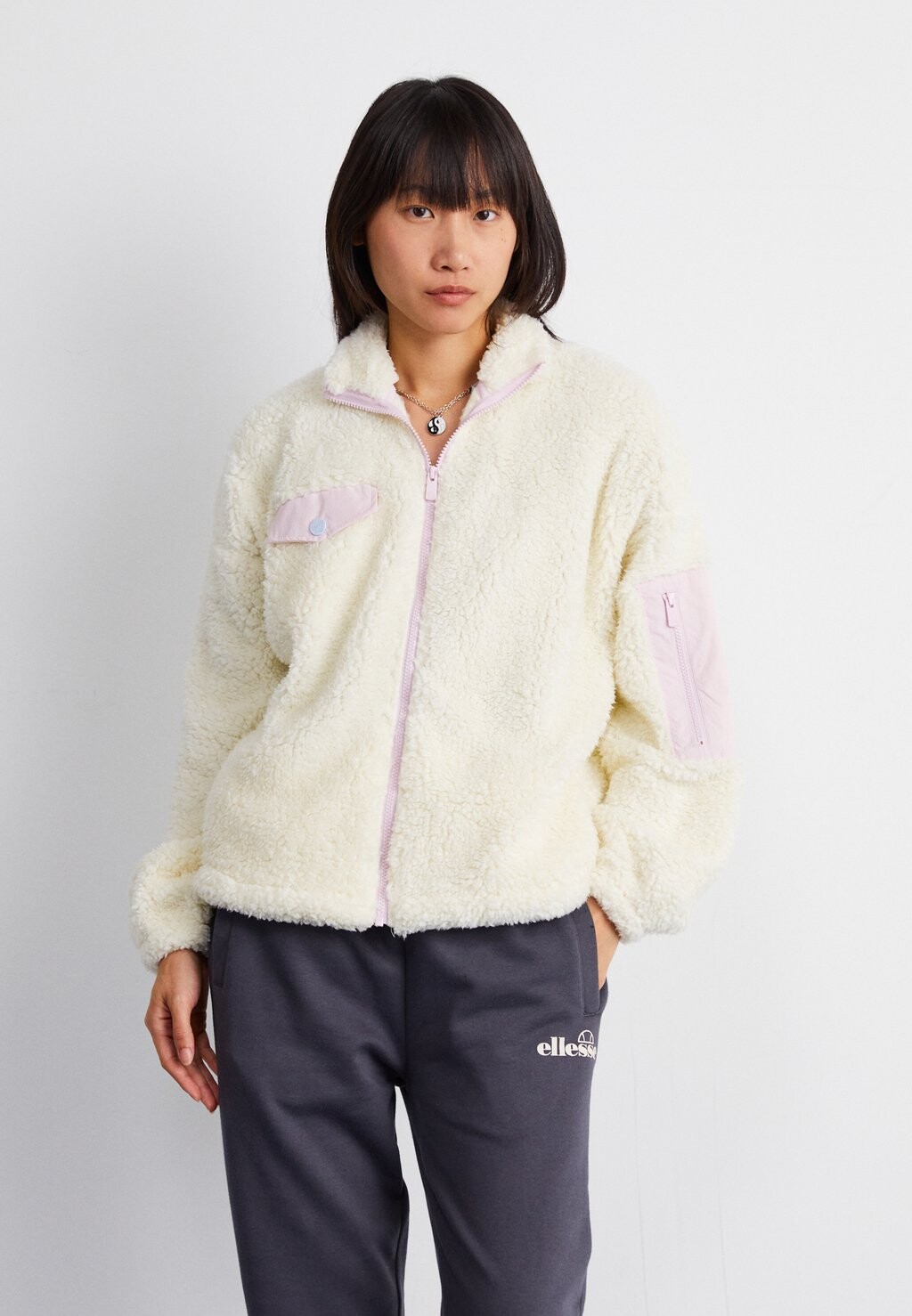 

Флисовая куртка KIM POP SNOW Roxy, ванильный лед