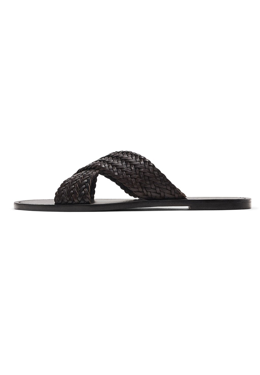 

Тапочки CROSSOVER VAMP PLAITED Massimo Dutti, коричневый