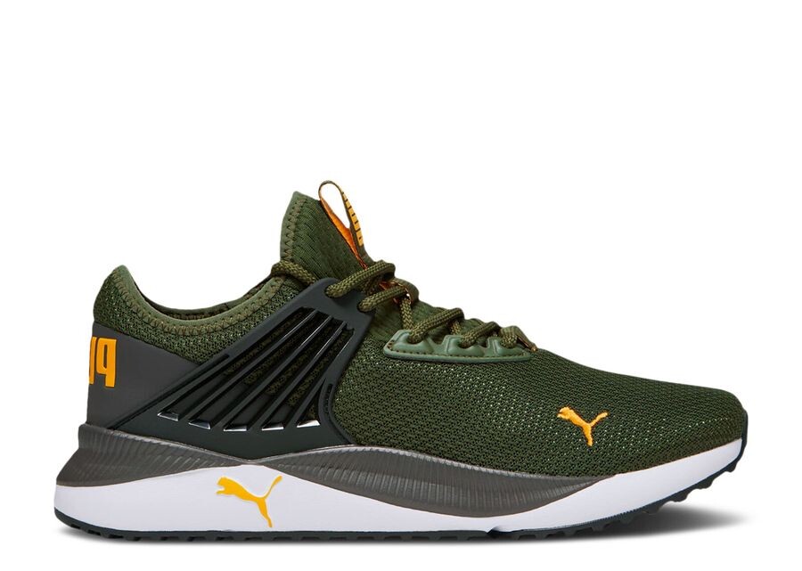 

Кроссовки Puma Pacer Future Wide 'Myrtle Orange Glow', зеленый, Серый