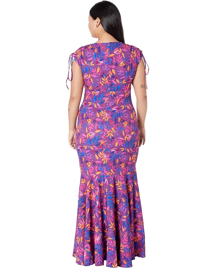 Платье LITTLE MISTRESS Charlotte Dress, цвет Purple Leaf Print